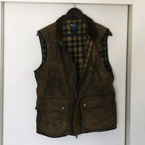Ralph Lauren waxed vest